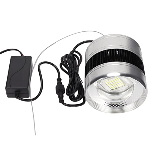 Lumière d'aquarium LED en métal brossé EMUKOEP, spectre complet haut de gamme