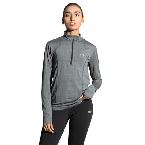 Image of Silvertraq Women's Athleisure Runner Zip Neck T-Shirt