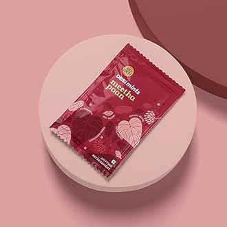 GO DESi Meetha Paan Mouth fresheners, Desi Mints, Refreshing Mouthfreshener, Mukhwas, Box of 12 Sachets