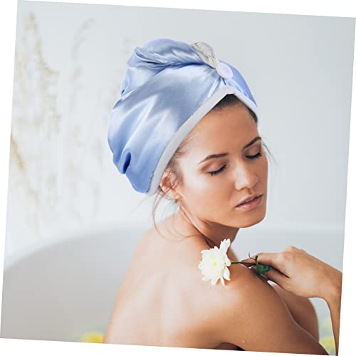 Balacoo Touca De Cabelo Seca De Veludo Cristal 2 Peças Toalha De Cabelo Para Banho Envoltório Para M