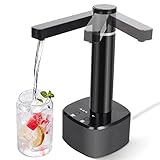 RESOME Desktop Water Dispenser, Portable Electric Water Bottle Pump for 5 Gallon & Universal Bottles