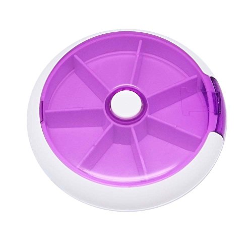 Plástico 7 Días caja de píldoras Tablet soporte para Travel & # xFF08; Púrpura & # xff09;