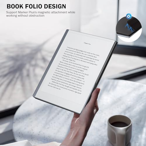 Image of MoKo Case for Remarkable 2 Tablet 2020, Ultra-Slim Lighweight Magnetic Case with Wide Clasp, Smart Tablet Folio Cover for Remarkable Tablet 2 10.3 inch 2020 Release, Black
