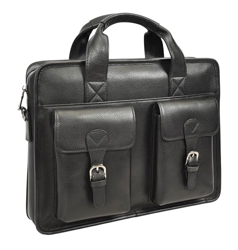Maletín de cuero para hombre Thorne portadocumentos de oficina 7