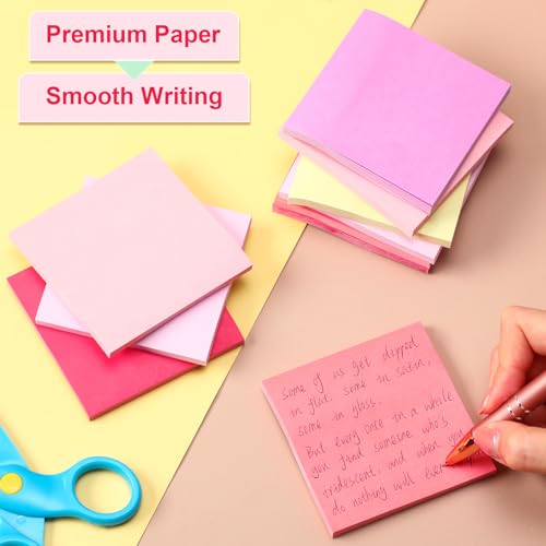 Image of Fainne 120 Pack Sticky Notes Bulk 3x3 Multicolor Self Stick,Vivid Color