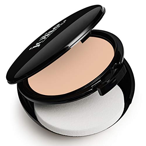 Creme Foundation SPF-15 Full Coverage Makeup W/Sponge (Soft Silky Beige)