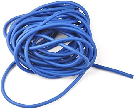 Latex Tubing Natural 3/8in OD 1/4in ID Slingshot Tube Blue Surgical Catapult Rubber Hose Speargun Band 10FT 33FT 50FT One Continuous Piece (33 FT, Blue)