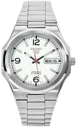 Seiko Men's SNKK55 5 Stainless Steel Bracelet White Dial Watch : Seiko:  Amazon.ca: Clothing, Shoes \u0026 Accessories