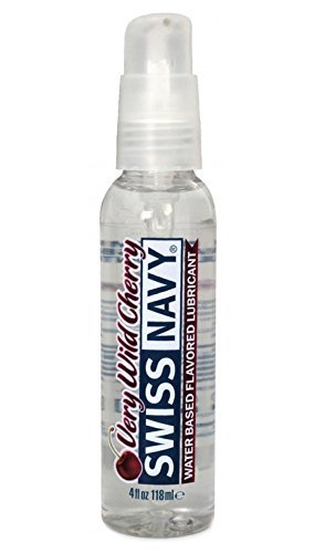 Swiss Navy Flavors VERY WILD CHEERY Flavored Personal Lubricant H2O Ultra Realistic Flavors : 4 Oz. / 118 Ml by Swiss Navy