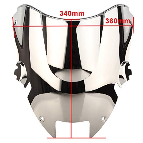 Bulle pare-brise moto teintée pour restaurer l'aérodynamisme VTR1000F