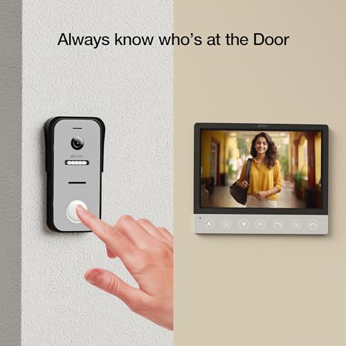 Image of Ozone Smart Door Lock Combo | Digital Door Lock with Video Doorphone | 5-in-1 Access | Unlock Through Video Doorphone | 2 Years Warranty by Ozone