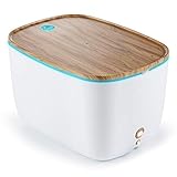 YHW 1900 mL Large Essential Oil Diffuser Humidifier, 36 Hours Max Aromatherapy Diffuser with Colorful Light, BPA Free Cool Mist Humidifier, Auto Shut-Off, Office, Home, Baby Room, Light Wood Color