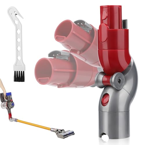 Samamoca Flex Adapter für Dyson Staubsauger, Kompatibel mit V7/V8/V10/V11/V15, Drehadapter für Niedrige Reichweite, Ersetzt 967762-01 & 970790-01,Ideal für Sofa- und Bettreinigung,Cleaning Accessories