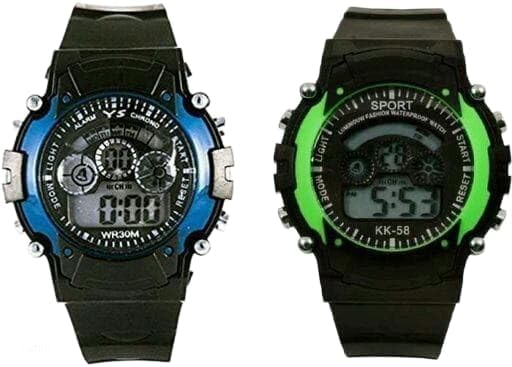 Trendy Kids Unisex Watches DMASH-95-SEVAN-BLUE-GREEN-COMBO-8 Trendy Kids Unisex Watches DMASH-95-SEVAN-BLUE-GREEN-COMBO-8