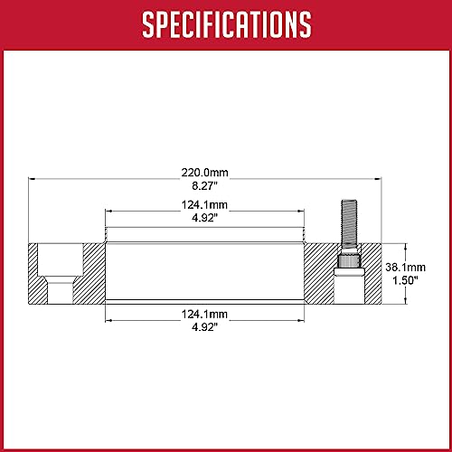 image for Wheel Accessories Parts 2 Pcs Hub Centric Wheel Spacers 8 on 180mm 1.5