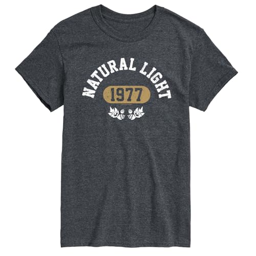 HYBRID APPAREL Natural Light - Athletics - Men's Short Sleeve Graphic T-Shirt - Size 2X Big and Tall