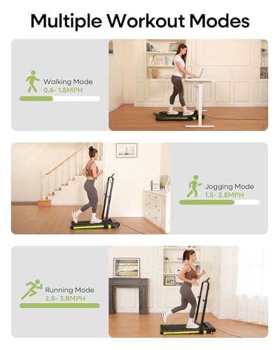 Standing treadmill desk