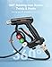 AstroAI Short Pressure Washer Gun with Swivel - High Pressure Washer with 4 Nozzles and 3/8” Swivel Quick Connector Plug - 4060PSI Max and Compatible with Hose, Foam Cannon Car Wash Foam Gun, Black