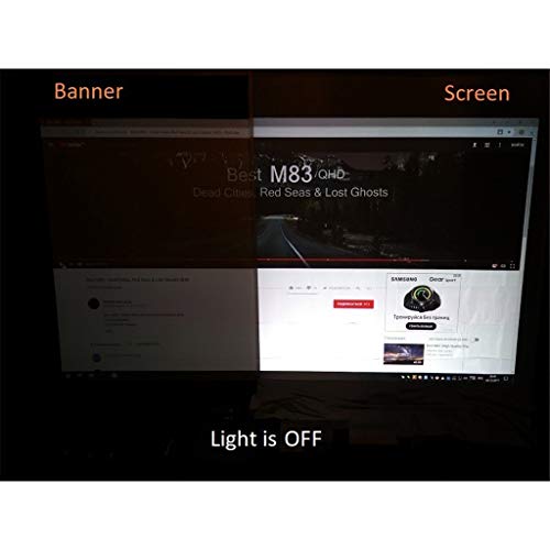 Pantalla para proyector 16:10, tela reflectante 100-120 pulg miniatura 5