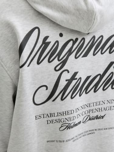 JACK & JONES Rückenprint Kapuzenpullover Weiß X_S – Ansicht 6