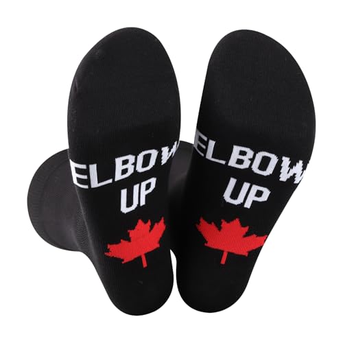 Chaussettes drapeau canadien coton doux anti-transpiration