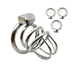 Crysore – Metall Chastity Cage Männer Peniskäfig mit 3 Verschieden Gro