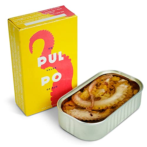 Pulpo con ajo - caja 110g