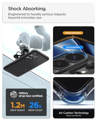 Spigen Tough Armor MagFit für Samsung Galaxy S26 Ultra Hülle [XRD-Pad Stoßdämpfung] [Militärgeprüfter Schutz] Case Handyhülle, Kompatibel mit MagSafe –Schwarz 5