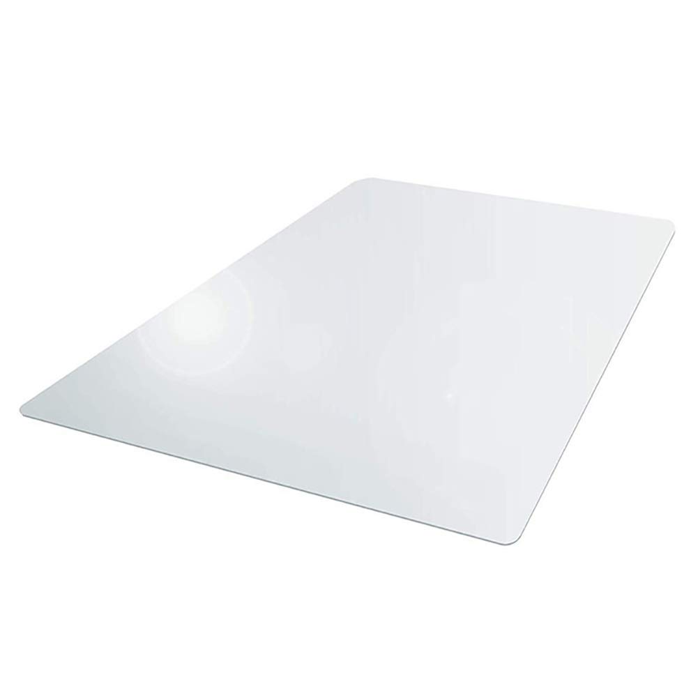 Tapis de Chaise Sol en Bois, Protecteur Transparent, Tapis Bureau d'ordinateur à Haute résistance aux Chocs 75x120CM Protecteur Anti-Rayures PVC Robuste