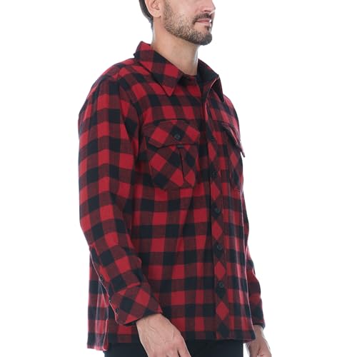 Sportsman Shirt - 80% Wool - Heavyweight Guide Shirt - Hunting Layers - Men's Work Shirt - Jacket4