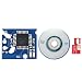 Huayuwa Kit de mise à niveau pour GameCube, 1 puce XENO + 1 adaptateur de carte Micro SD SD2SP2 (rouge) + 1 mini disque pour jeu NGC