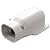 Inaba Denko SW-77-W Cosmetic Pipe Cover, Wall Corner, For Wall Removal, White