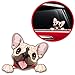 Biomar Labs® 1 x Vinyl Aufkleber Autoaufkleber Sticker Dog Hund Französische Bulldogge French Bulldog B 232