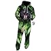Morbuy Unisexe Jumpsuit Homme Sweat à Capuche, Family Costume 3D Imprimé Manche Longues Sweatshirt Adult Zip Onesie Une Pièce Vêtement de Nuit Pyjama (XL, Léopard de la Jungle)