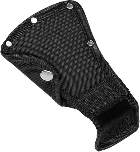 Hatchet Head Sheath Holster Black Axe Head Cover Double Snap Hatchet Blade Protector Hatchet Cover for 1-1/4lb Axe Hatchet Edge Protector for Outdoors Work Outdoor Hiking