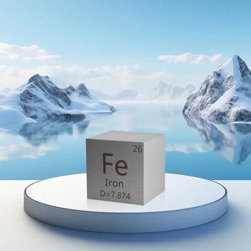 Stpctou ST-FE-10MM Iron Cube 10Mm 99.99% Metal Cubes For Element Collections Lab Experiment Material Hobbies Simple Substance Block Display Diy thumb #4