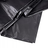 THE DEGGIE 2M x 2M Black Heavy Duty Plastic Sheeting, 2 Metres Wide 500G / 125mu Thick Strong Polythene Sheets for Garden, DIY, Yard, Construction, Builders Work - Image 9