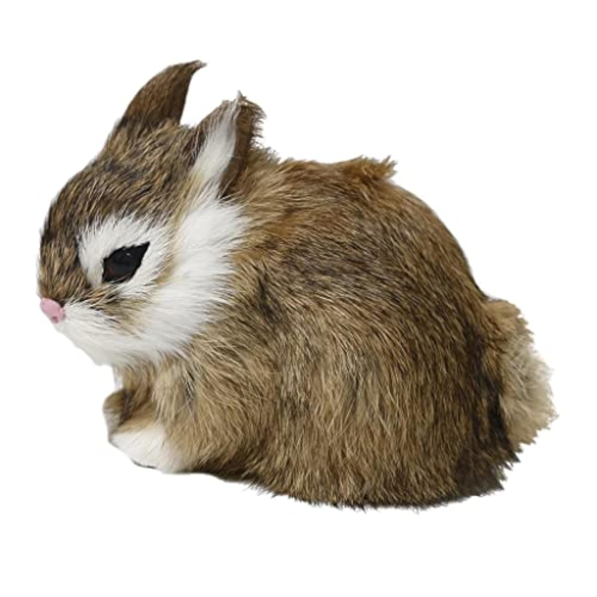 Simulation Realistic Rabbit Home Decorations, Brown