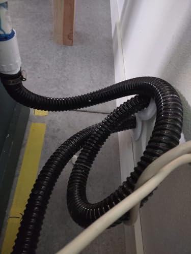 Image of Pond Tubing ID 1-1 /2 inch 50ft Black Corrugated Flexible Pump Hose