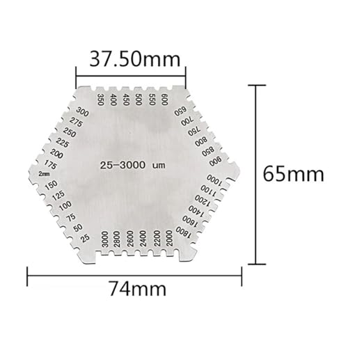 Juego de Calibradores para Soldadura y Medición de Espesor miniatura 6