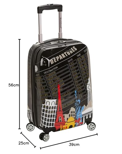 Valise rigide à roulettes pivotantes Melbourne avec coque extensible 20" - 5