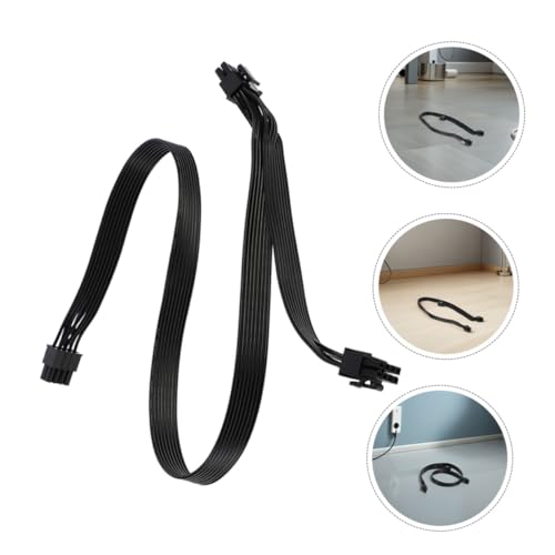 Cable de extensión PCIe trenzado para solucionar cables cortos de fuente de alimentación PC 7