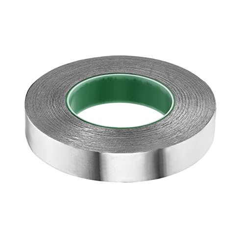 Image of Aluminum Foil Tape Adhesive Metal Tape, [for Sealing Patching Hot Cold HVAC, Duct, Pipe Insulation] - 1 inch /164ft /2.4 Mil