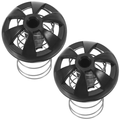 LIGIGWASH Juego de 2 Tapones de Resorte para Cesta de Preparación de Cafetera, Accesorios de Silicona y Plástico Resistentes al Calor, Kit de Repuesto Compatible para Máquinas de