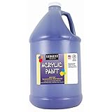 Sargent Art Half Gallon (64 Ounce) Acrylic Ultramarine Blue Paint, Non-Fading, Rich Vivid Pigments, Brilliant Matte Finish, Fast Dry Formula, Non-Toxic