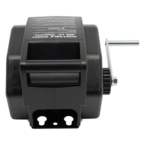 Winche eléctrico reversible 2000 lbs 12V para vehículos miniatura 4