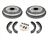 Rear Drums Brake Shoes & Spring Kit Replacement Parts For Honda Accord 2.4L 2003 2004 2005 2006 2007
