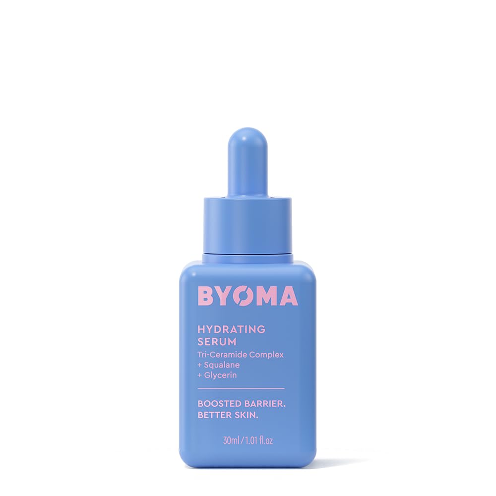 BYOMAHydrating Serum - Moisturizing Facial Serum with Squalane, Glycerin & Ceramides - Hydrating for Glowing, Dewy Skin - 1.01 fl. oz