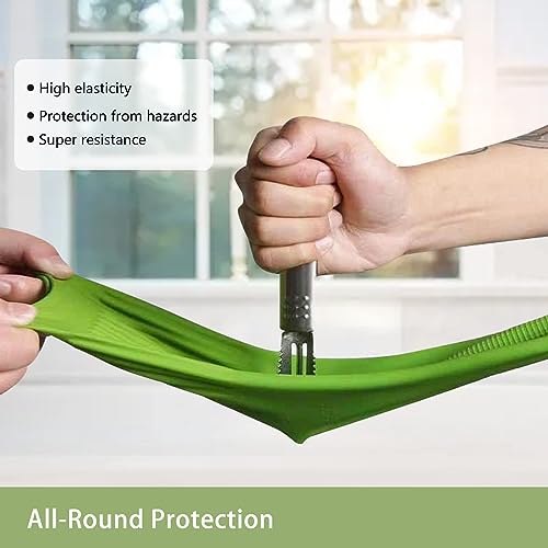 Miniatura 3 de Wekiwgot 3 Pares De Guantes De Goma Para Lavar Platos En La Cocina, Guantes Antideslizantes Para Lavar Platos Reutilizables E Impermeables Para El Hogar