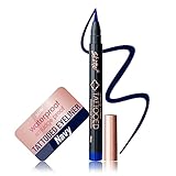 Skone Cosmetics Insanely Intense Tattooed Eyeliner Pen - Waterproof Liquid Eyeliner, Long Lasting, Sweat Proof, Smudge Proof Felt Tip Liquid Eyeliner - Pigmented Eye Liner Makeup - Navy (0.07oz)